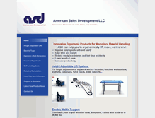 Tablet Screenshot of americansalesdevelopment.net